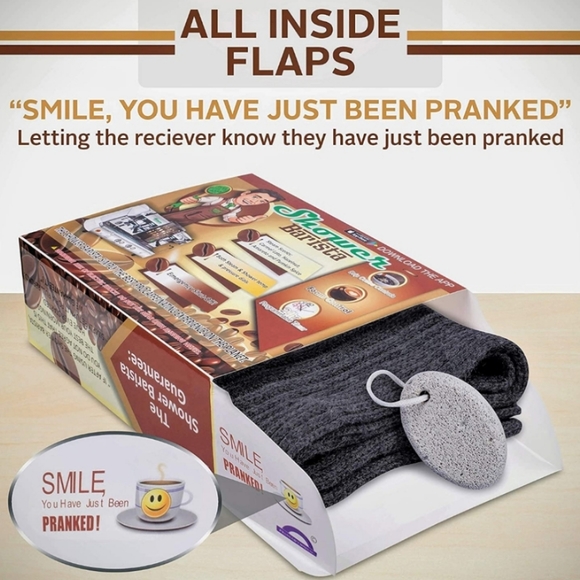 (NIP) Prank Gifts, Inc. Shower Barista Prank Gift Box (2) Per Purchase - Picture 4 of 7